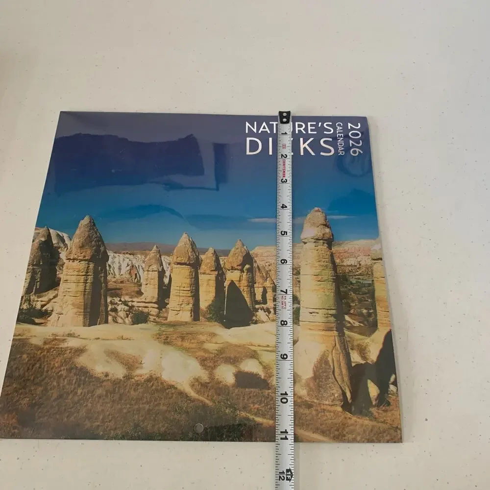 Nature's Dicks Calendar 2026 Gift Funny Calendar Joke Present Brand New Sealed